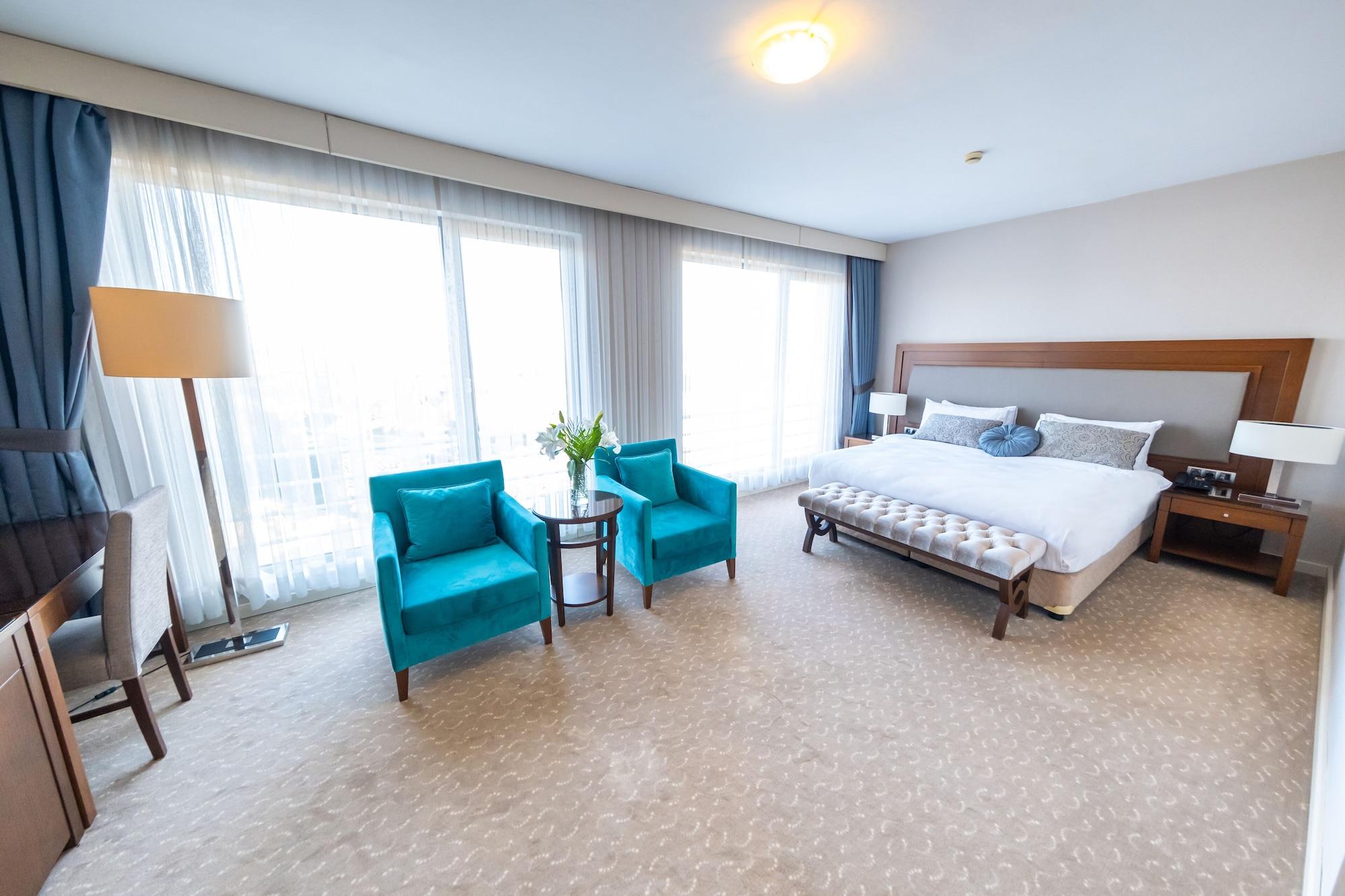 Miracle Istanbul Asia Airport Hotel & Spa Istambul Exterior foto A bedroom at the hotel